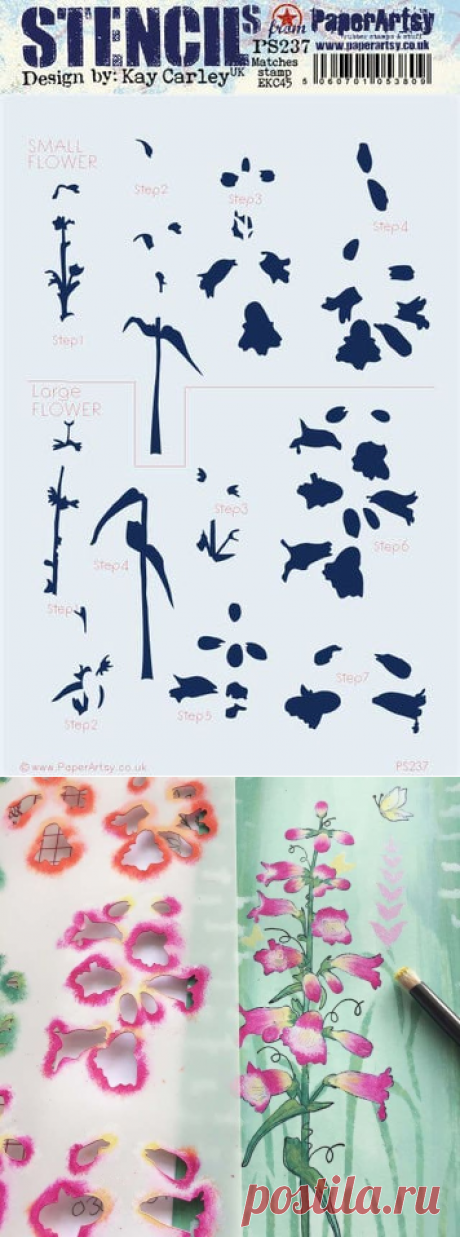 PaperArtsy - Plantilla - Kay Carley - PS237 – Topflight Stamps, LLC