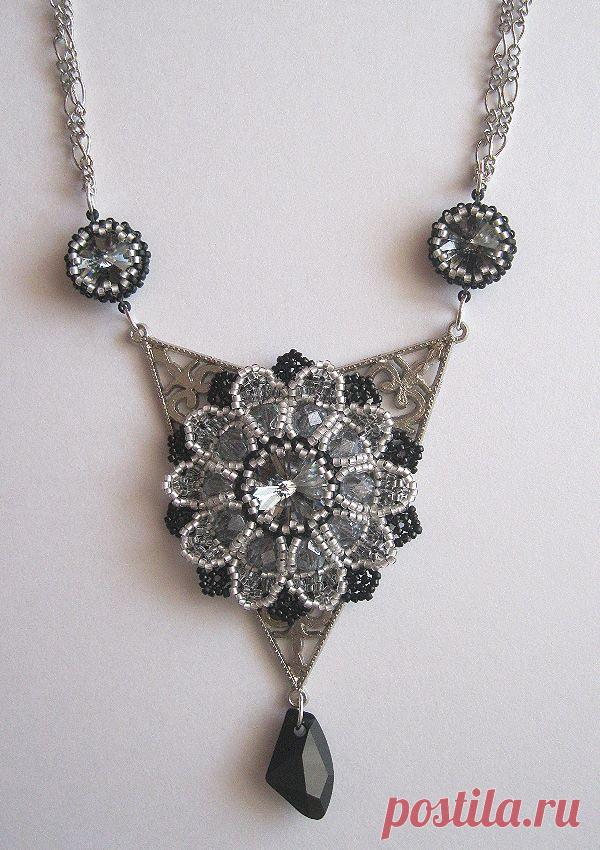 Подснежник для Ведуньи (точнее, Некромантки, но с нею не сложилось)))) | biser.info - всё о бисере и бисерном творчестве