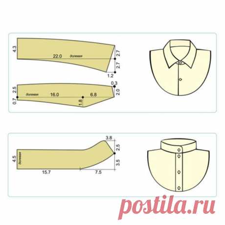 ВЫКРОЙКИ ВОРОТНИКОВ
 #ШвейныеХитрости_zolvik