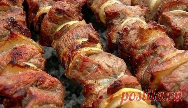 ФАНТАСТИЧЕСКИ МЯГКОЕ МЯСО НА ШАШЛЫКИ ЗА ПОЛЧАСА (3 способа)

1. Рецепт весьма прост:
на 2 кг мяса - 1 большой киви или 2 маленьких.
Спелые разминаем руками и перемешиваем с мясом,а твёрдые киви режем на мелкие кусочки тоже перемешиваем с мясом. Специи и лук - как обычно любите.мясо всегда становилось мягким всего за полчаса!!!

2. Гранат 2 шт(желательно не гранатовый сок, а именно гранат) либо стакан сока, 2/3 стакана сухого красного вина (примерно 150 мг), лук (много) - э...