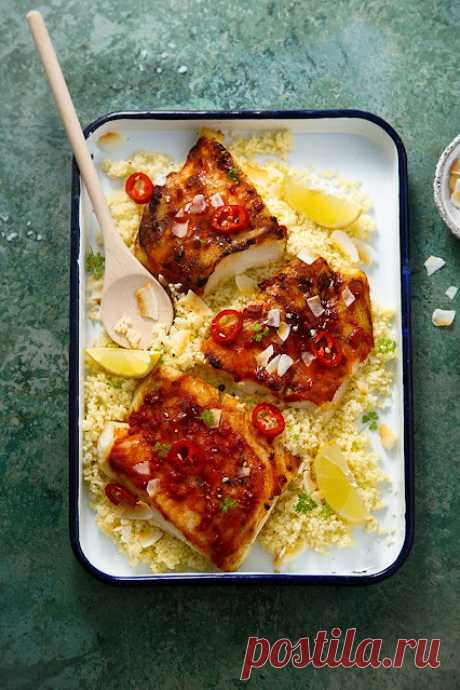 Палтус с чили, кокосом и кускусом: maria_kitchen — ЖЖ