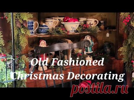 Old Fashioned Inspired Christmas Decorating with Antique Primitive ~ Meander Hill ~ Simply Stunning!