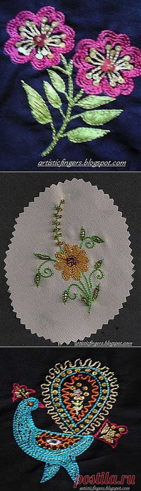 Let's learn embroidery: Indian embroidery-aari work