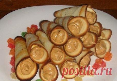 Шустрый повар.: Трубочки с ореховым кремом