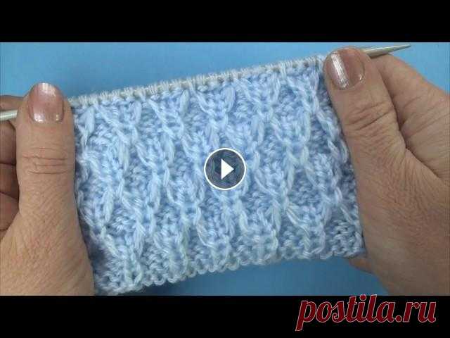 Замечательный узор для шапки   Knitting stitch   Узор спицами 58 Замечательный узор для шапки Knitting stitch Узор спицами 58 *ТОВАРЫ ДЛЯ ВЯЗАНИЯ от производителей* Хочешь получать новые видео прямо на емайл? Подпис...
