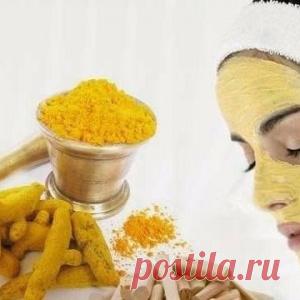 МАСКА ИЗ КУРКУМЫ - СЕКРЕТНОЕ ОРУЖИЕ КРАСОТЫ