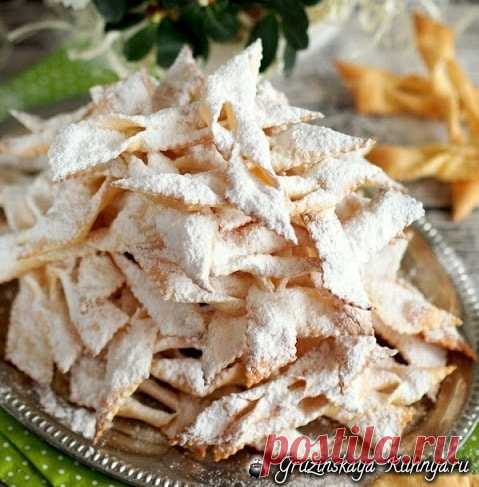 Хрустящий хворост в духовке. Вкусный рецепт