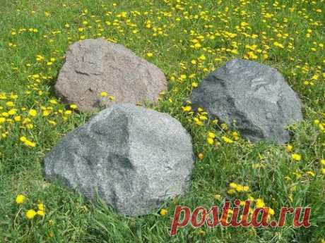 Декоративный валун из мусора \ Decorative boulder out of the trash