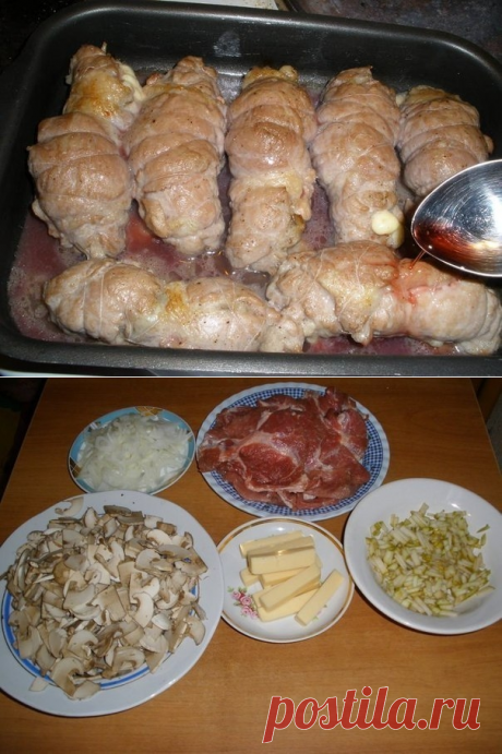 свиные рулеты