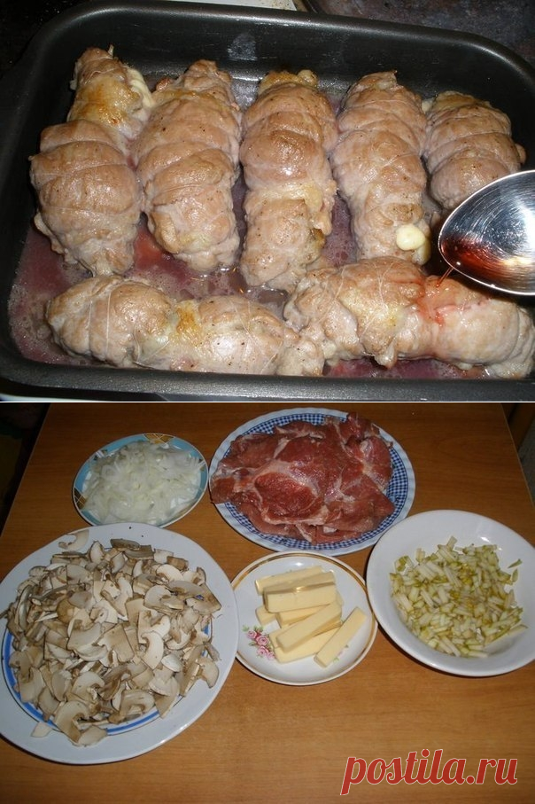 свиные рулеты