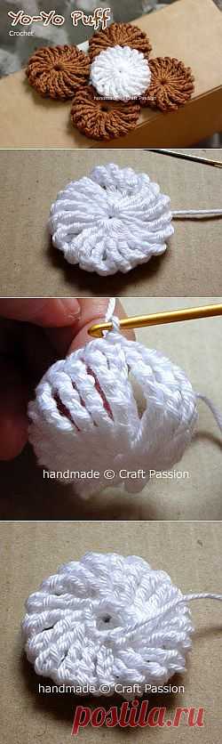Йо-йо крючком:) Подробный мастер-класс от Joanne.L - Craft Passion с моими пояснениями.