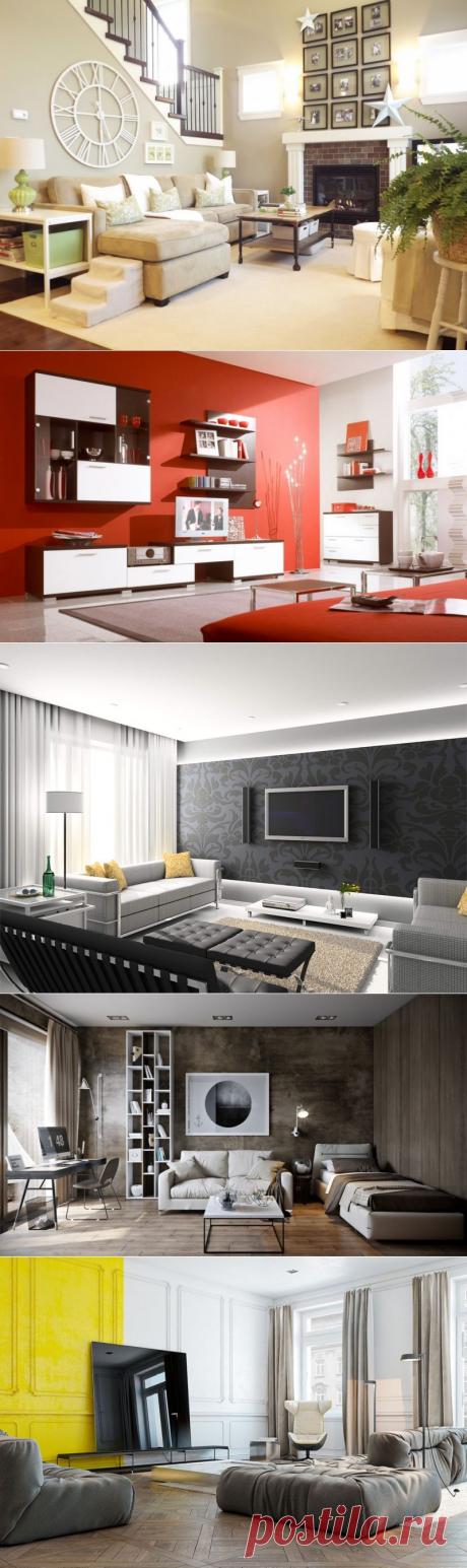 Как оформить стены в гостиной — советы по отделке и покраски гостиной комнаты