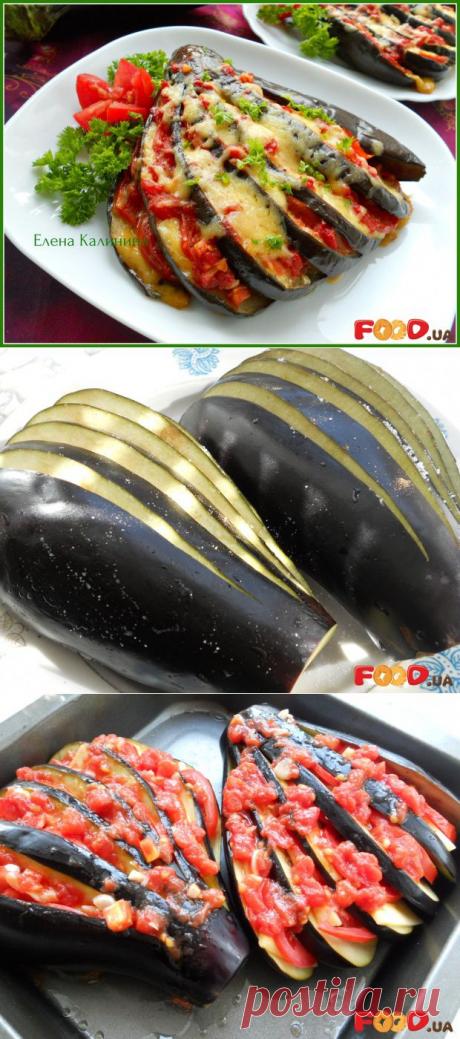 Баклажаны, фаршированные помидорами и сыром - Кулинарные рецепты на Food.ua
