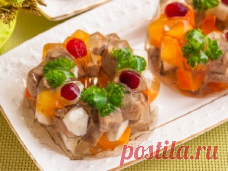 Заливное мясо на рождественский стол