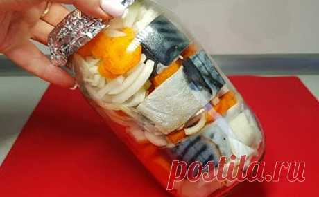 Скумбрия в банке. Запекаем без рукава и получается гораздо сочнее, словно в ресторане