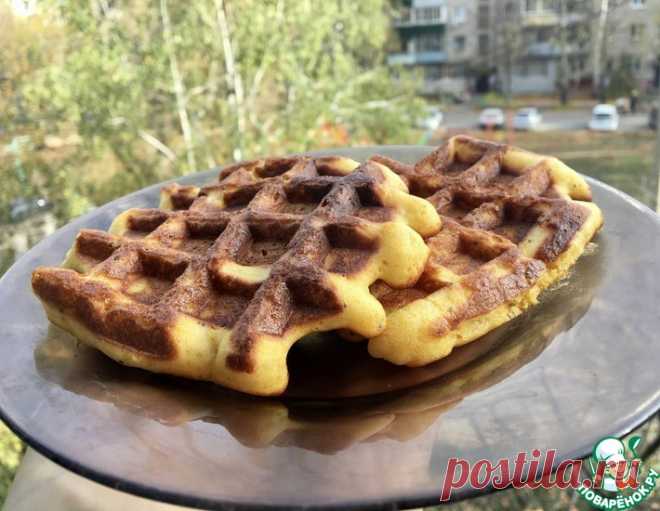 Тыквенные вафли – кулинарный рецепт