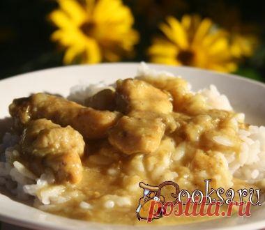 Курица в луково-шафрановом соусе фото рецепт приготовления