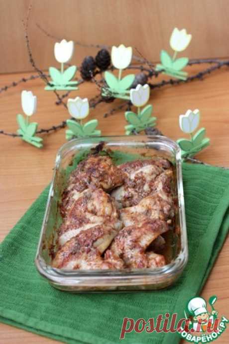 Куриные крылышки, маринованные в томатном соке