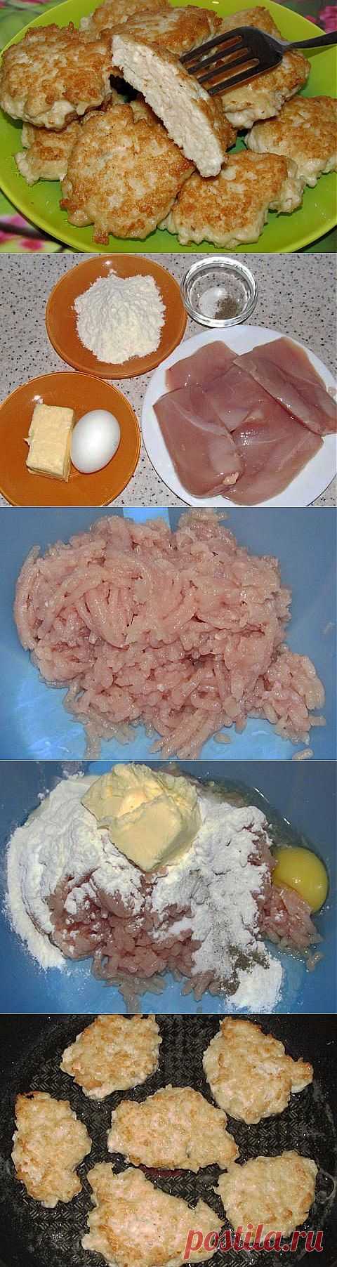 Быстрый ужин: Куриные оладьи.