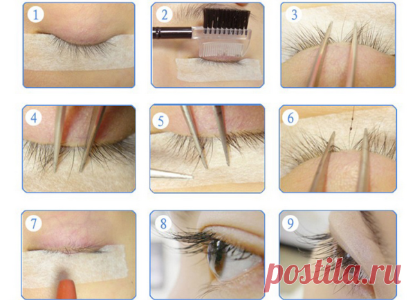 Как правильно наращивать ресницы (42 фото): видео-инструкция по уходу своими руками, техника наращивания поэтапно, схема, сложно ли научиться, способы, история процедуры, этапы, фото и цена