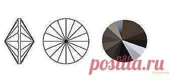 Swarovski 1122 Rivoli - Jet Hematite (14mm)