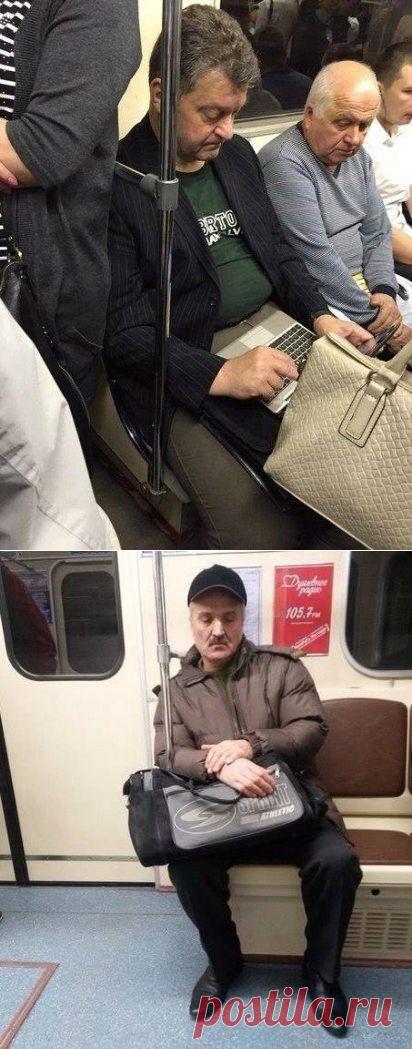 Двойники известных мировых политиков в метро &raquo; Авто - машины - механизмы - техника