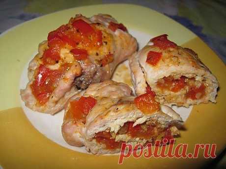 Куриные рулетики с болгарским перцем &amp;raquo; Кулинарные рецепты