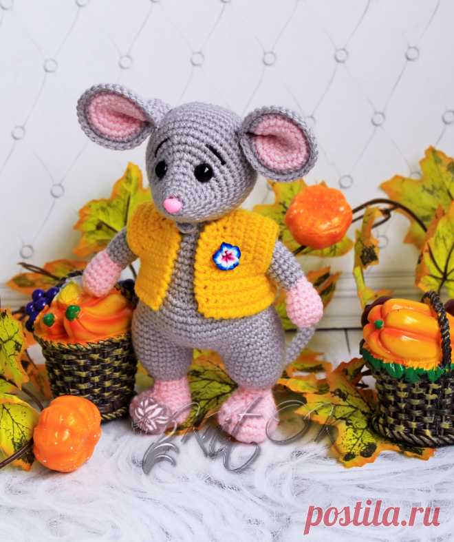 PDF Мышонок Тинки крючком. FREE crochet pattern; Аmigurumi doll patterns. Амигуруми схемы и описания на русском. Вязаные игрушки и поделки своими руками #amimore - Мышь, мышка, мышонок, крыса, rat rata, rato, ratte, szczur, szczur, mouse, ratón, maus souris, mysz myši. Amigurumi doll pattern free; amigurumi patterns; amigurumi crochet; amigurumi crochet patterns; amigurumi patterns free; amigurumi today.