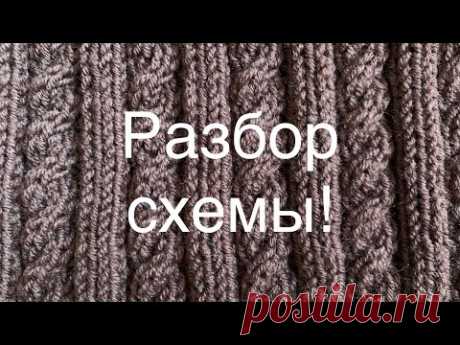 Новый рисунок спицами. Попетельно провяжем все ряды и научимся делать перекресты петель