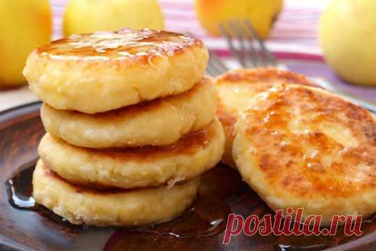 Сырники с яблоками — Домашняя кулинария