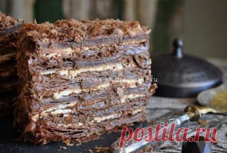 Шоколадный *Наполеон* - самые вкусные и рецепты знаменитого торта - Vypechka.Perchinka Hozyayushka.ru