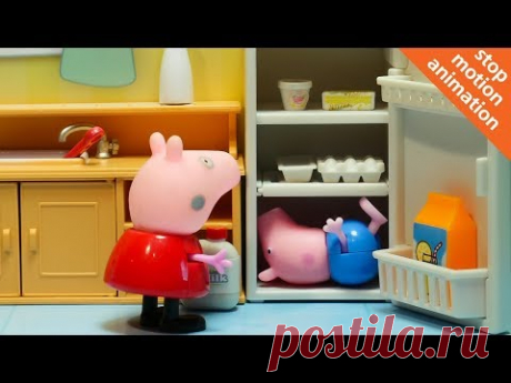 Свинка Пеппа и очень жаркий день. Мультик из игрушек Свинка Пеппа на русском. - YouTube