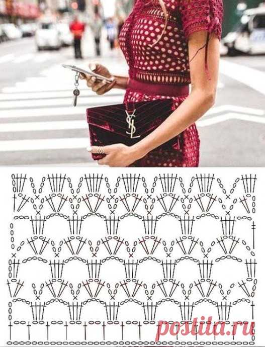 Ажурные узоры для воздушных летних вещей