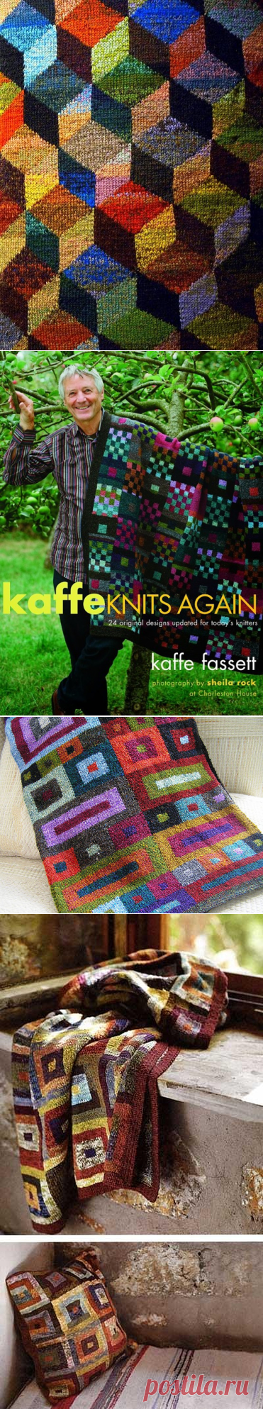 Подушки и пледы. Подборка. Patchwork от Kaffe Fassett