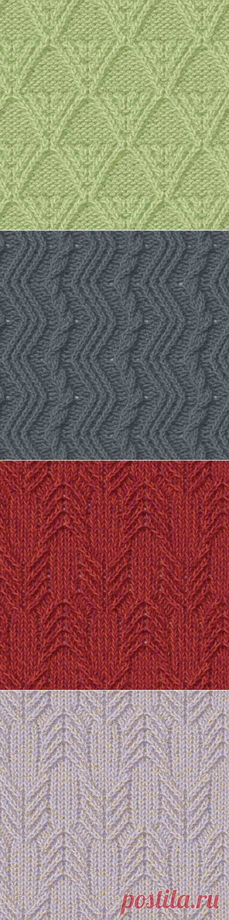 УЗОРЫ СПИЦАМИ(РАЗНОЕ)