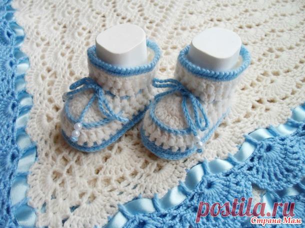 Подарок для новорожденного-комплект на выписку крючком - Вязание - Страна Мам