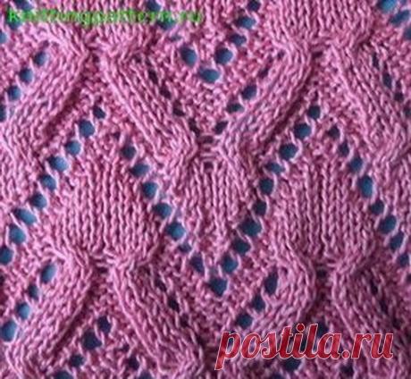 Узоры в копилочку спицами