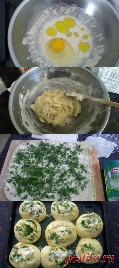 Закусочные булочки с чесноком и пармезаном в оригинале Garlic Parmesan Dinner Rolls | 4vkusa.ru