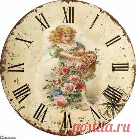 Циферблаты для декупажа. Несколько