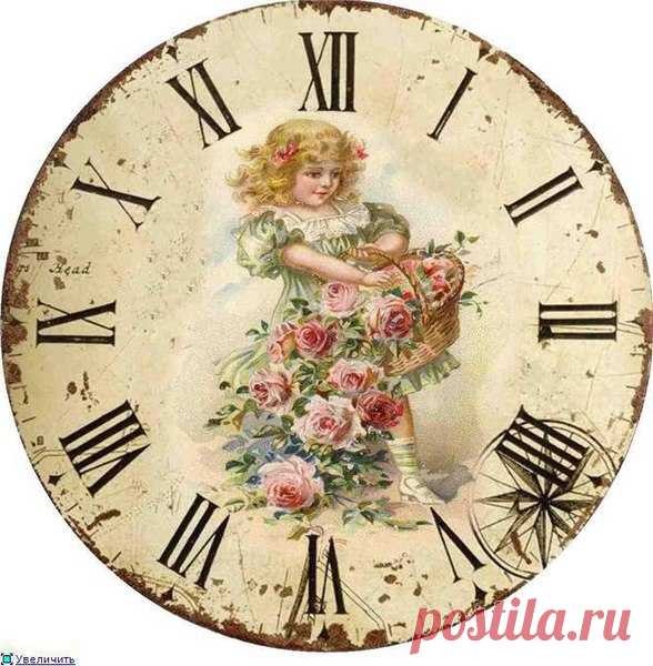 Циферблаты для декупажа. Несколько
