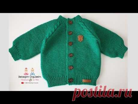 #elifpirenvise #bebek #hırka 
Burgu Robalı Bebek Hırka Modeli