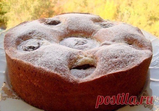 Пирог " Яблочки с шоколадом"