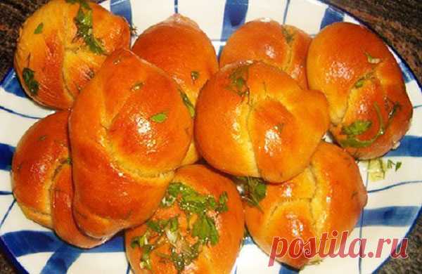 Пышки с чесноком — Сад Заготовка