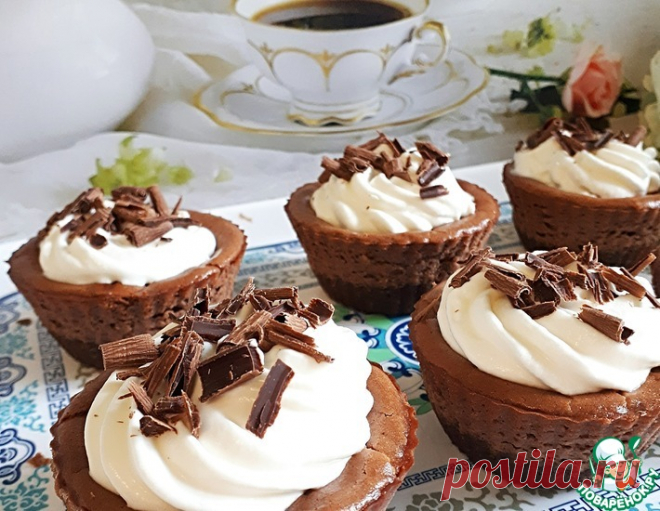 Шоколадные мини чизкейки – кулинарный рецепт