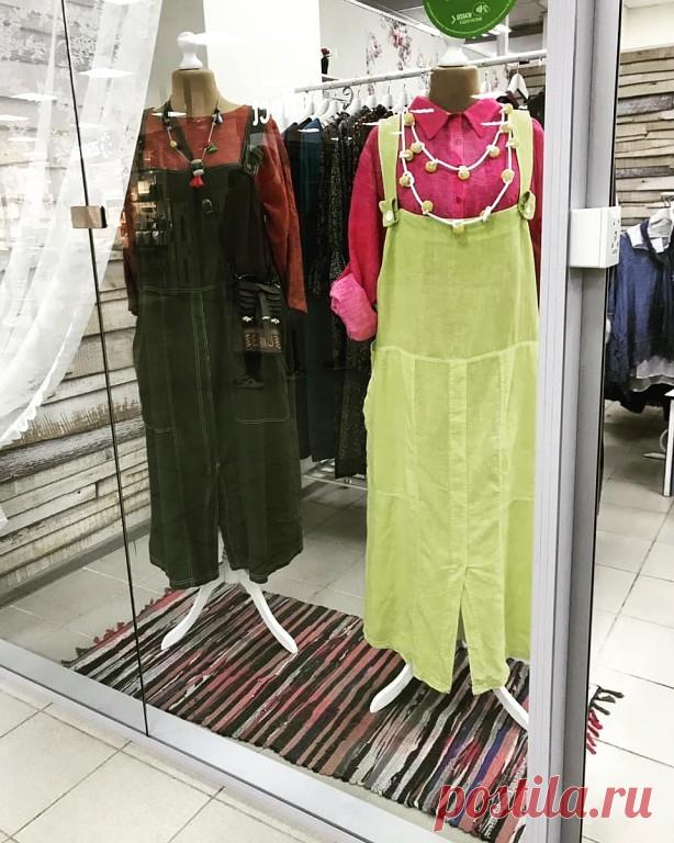 Льняные наряды во всех студиях.
(фото ТЦ Семь пятниц)