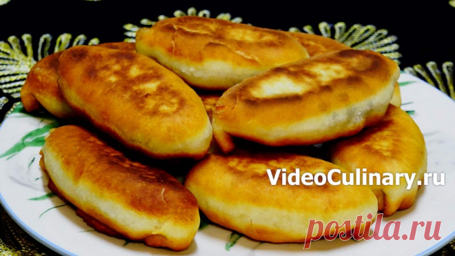 Простые пирожки с грибами – www.videoculinary.ru Пирожки готовят с разными начинками. Пирожки пекут, жарят и даже парят. Приготовьте пирожки с грибами из простого пирожкового теста по этому рецепту. Пирожки получаются красивые и очень вкусные. Ваши близкие останутся довольны.