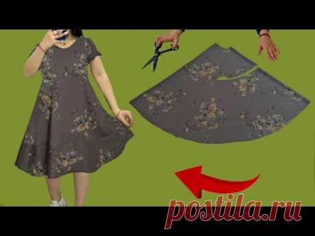 ✅Just 1.5 meters of Fabric and The Dress is Ready 💃Only 10 Minute Cut and Sew Summer Stylish Dresses