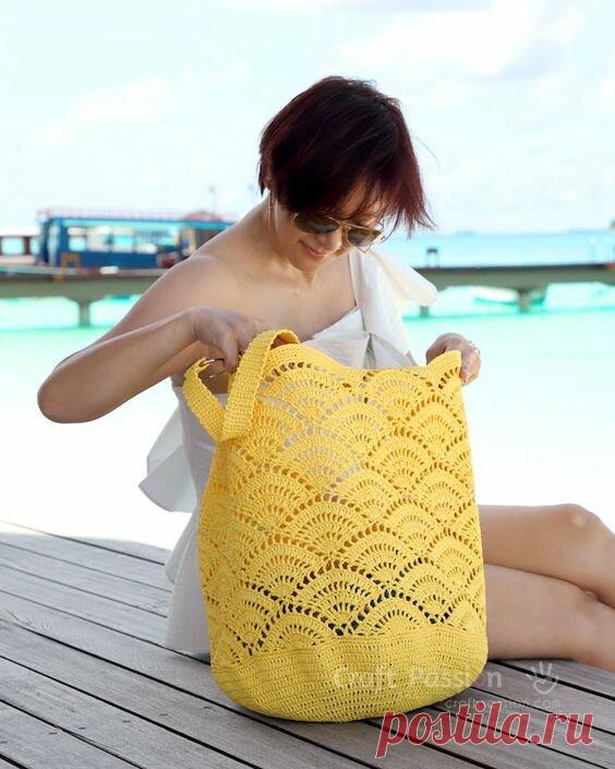 6 идей вязанных сумок + схемы | Сашка-Вязашка | Яндекс Дзен