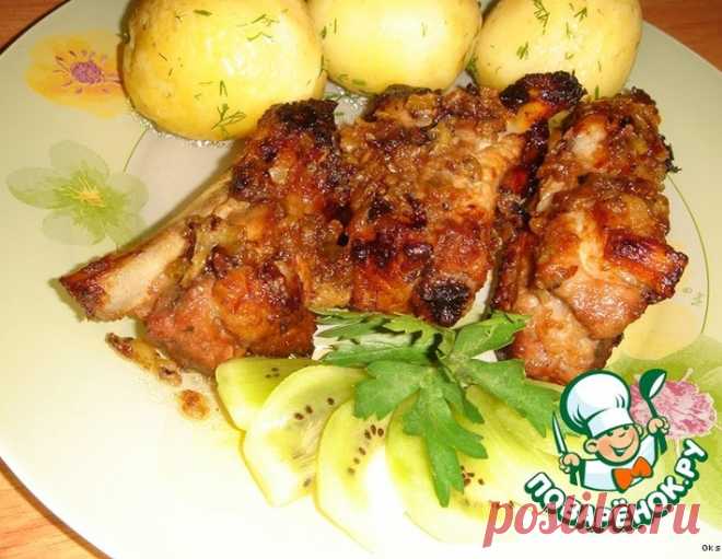 Свиные ребрышки в маринаде из киви – кулинарный рецепт