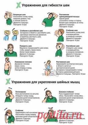 Чтобы шея не болела и была гибкой 👇